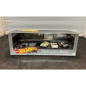 Hot Wheels Premium Mercedes-Benz 300 SL Sauber C9 AMG GT3 Carry On Box Set New